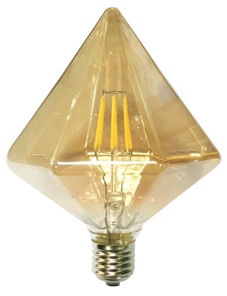 Diolamp LED retro žárovka Tron Gold E27