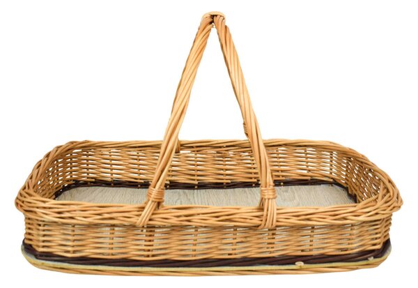 Tác z proutí hranatý 50 cm
