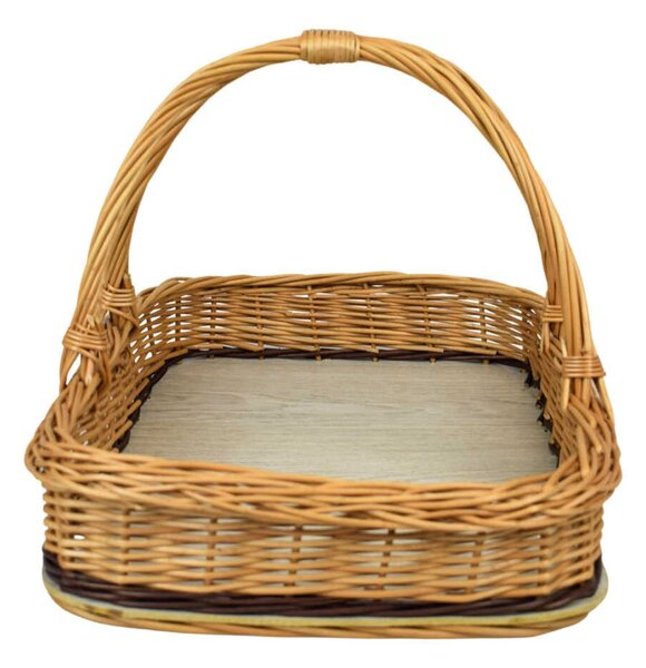 Tác z proutí hranatý 50 cm