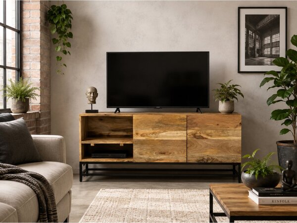 TV stolek Gita 130x60x45 z masivu mango