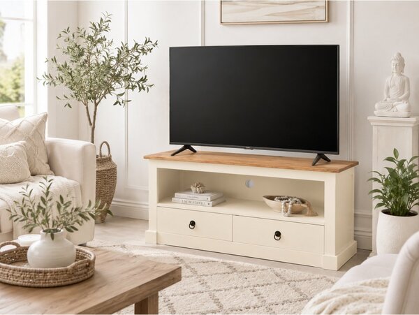 TV stolek Retro 120x60x45 z indického masívu mango