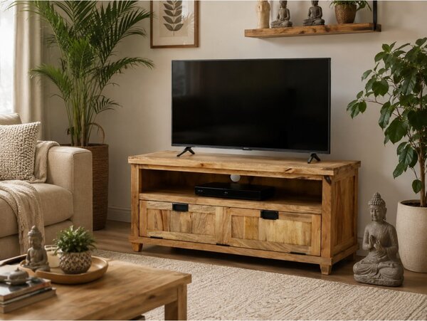 TV stolek Devi 120x60x45 z mangového dřeva