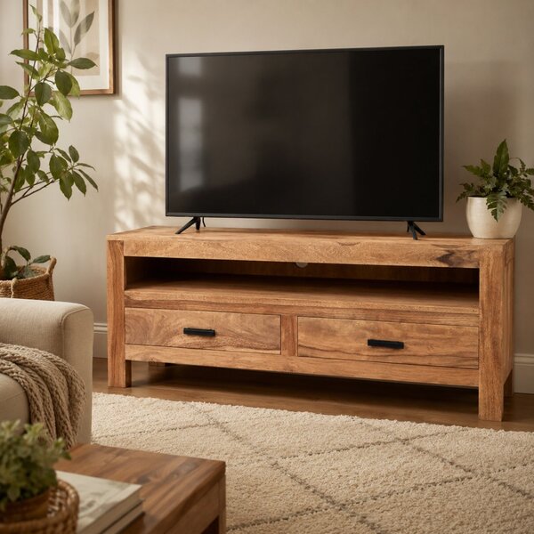 TV stolek Rami 120x50x45 z indického masivu palisandr