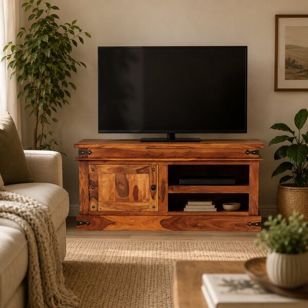TV stolek Jali 120x55x45 z indického masivu palisandr