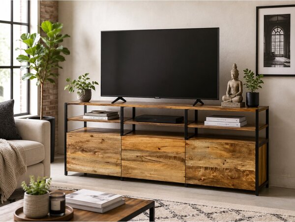 TV stolek Gita 160x75x45 z masivu mango