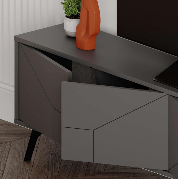 TV stolek/skříňka Duben (antracit). Akce -25%