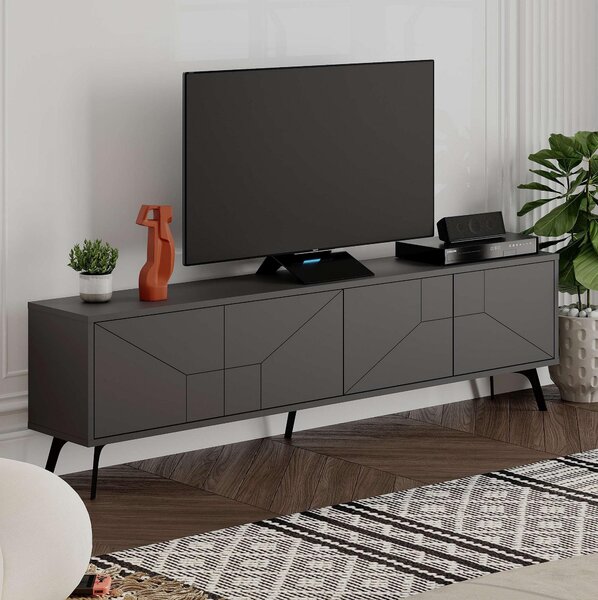 TV stolek/skříňka Duben (antracit). Akce -25%
