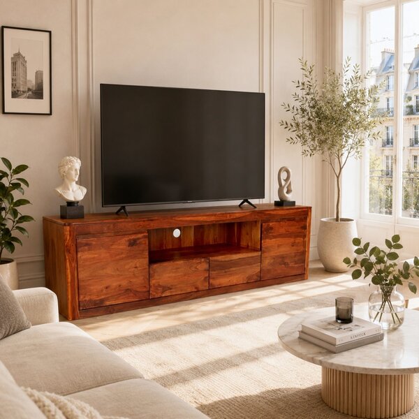TV stolek Tina 200x60x45 z masivu palisandr