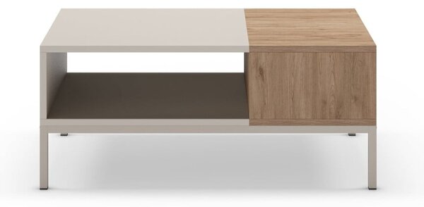 Krémový konferenční stolek 56x90 cm Cailin – Marckeric