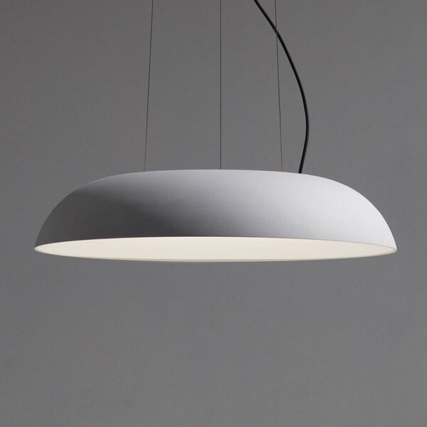 Martinelli Luce Maggiolone závěsné 930 60cm bílá, stmívatelný, Bílá / opál, Obývací pokoj / jídelna, Hliník, Design