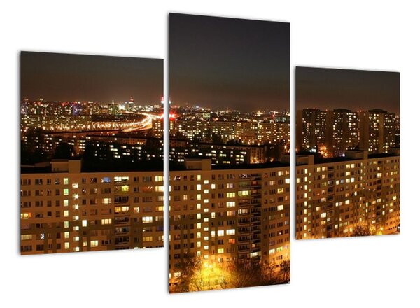 Noční město - obraz (90x60cm)