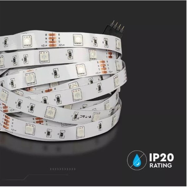 LED RGB Stmívatelný pásek 2x5m LED/4,8W/230V + DO