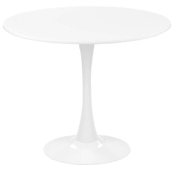 Kulatý jídelní stůl ⌀ 90 cm bílý BOCA