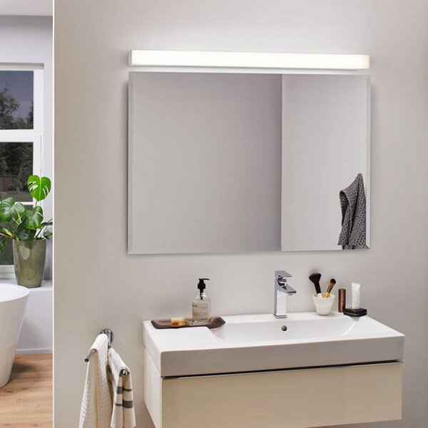 Paulmann HomeSpa Tova LED osvětlení zrcadla, 60 cm, stmívatelný, Bílá / opál, Koupelna, kov, Moderní