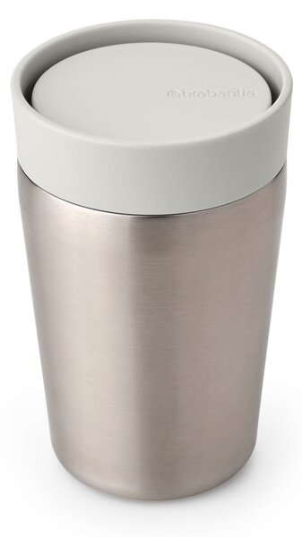 Světle šedý termo hrnek 200 ml Make & Take – Brabantia