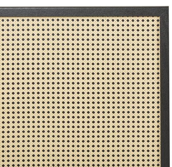 Postel Ratan MONPAZIER 180 x 200 cm Černá