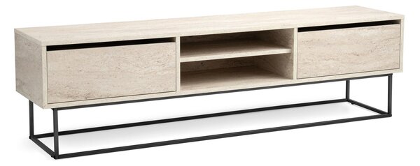 TV stolek/skříňka Elizei 180 (černý mramor)