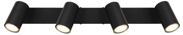 Globo 57911-4B - Bodové svítidlo ROBBY 4xGU10/35W/230V černá