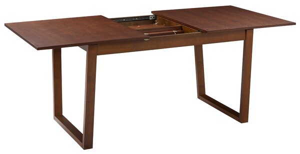 Rozkládací jídelní stůl CAMDEN Tmavý jasan 160/200 cm 95 cm