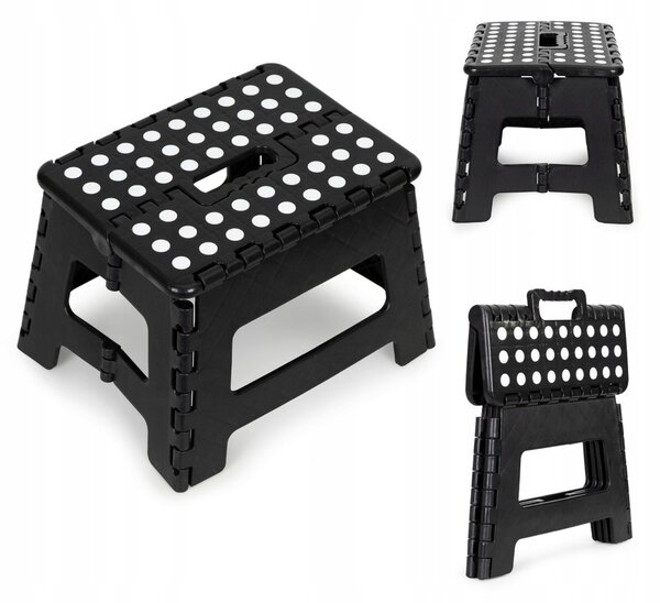Zahradní židle ModernHome plast černá