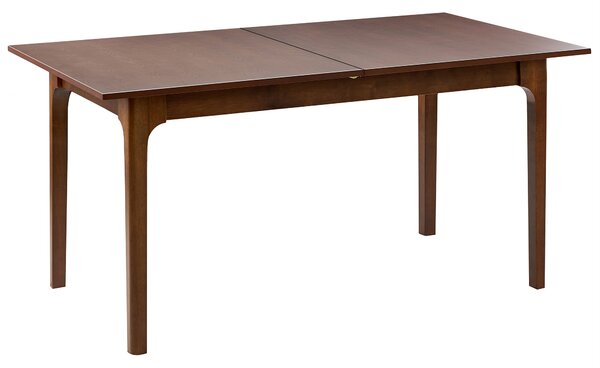 Rozkládací jídelní stůl DELMAS Tmavý jasan 160/200 cm 90 cm