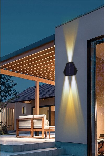 Immax 08488L - LED Solární nástěnné svítidlo se senzorem LED/2W/5V IP54
