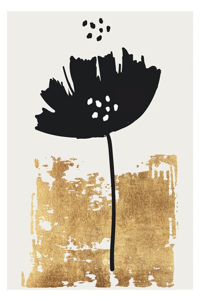 Plakát, Obraz - Kubistika - Black poppy
