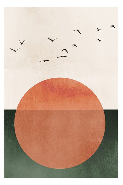 Plakát, Obraz - Kubistika - Rising, (40 x 60 cm)