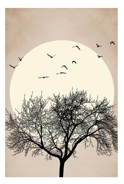 Plakát, Obraz - Kubistika - Autumn dreamers, (40 x 60 cm)