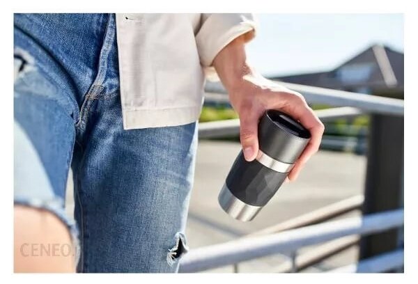 Tefal - Termohrnek 300 ml COMPACT MUG nerez/černá