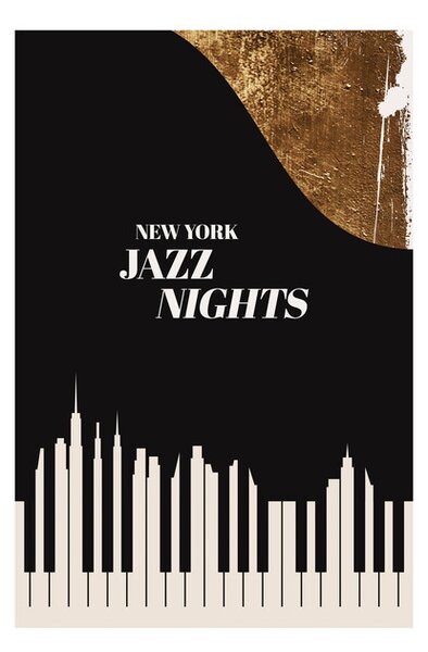 Plakát, Obraz - Kubistika - NY Jazz