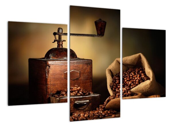 Obraz kávového mlýnku (90x60cm)