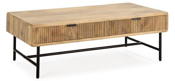Konferenční stolek z mangového dřeva v přírodní barvě 60x120 cm Mundra – MOME