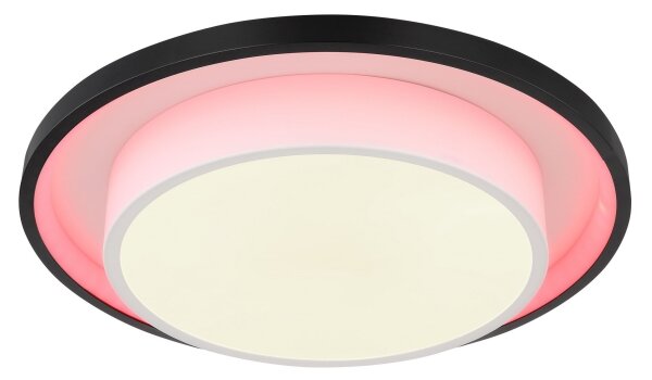 Globo 41390-21 - LED RGBW Stmívatelné stropní svítidlo MORGAN LED/21W/230V + DO