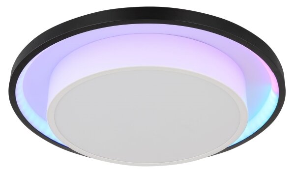 Globo 41390-21 - LED RGBW Stmívatelné stropní svítidlo MORGAN LED/21W/230V + DO