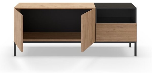 TV stolek v přírodní barvě 140x55 cm Cailin – Marckeric