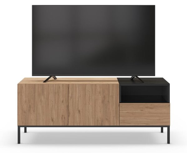 TV stolek v přírodní barvě 140x55 cm Cailin – Marckeric