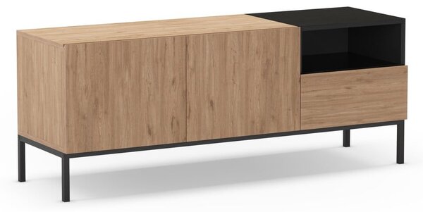 TV stolek v přírodní barvě 140x55 cm Cailin – Marckeric