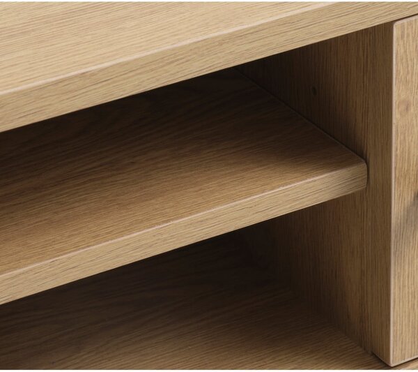 TV stolek v dekoru dubu v přírodní barvě 120x43 cm Pensacola – Unique Furniture