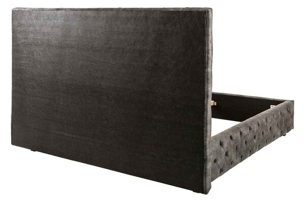 Designová postel Laney 180 x 200 cm olivově šedý samet