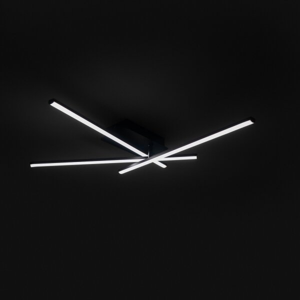 Brilagi - LED Stropní svítidlo STRIPES LED/30W/230V černá