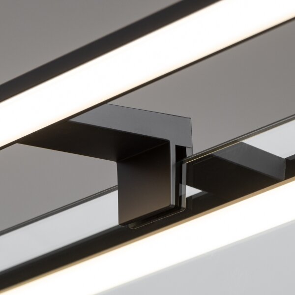 Brilagi - LED Koupelnové osvětlení zrcadla VESTRA LED/6W/230V 30 cm IP44 černá