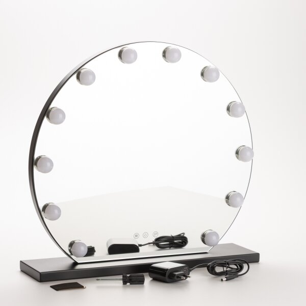 Brilagi - LED Stmívatelné make-up zrcadlo HOLLYWOOD LED/12W/230V 3000/4000/6500K