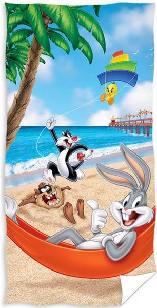 Carbotex Dětská osuška 70 × 140 cm ‒ Bugs Bunny Lážo Plážo