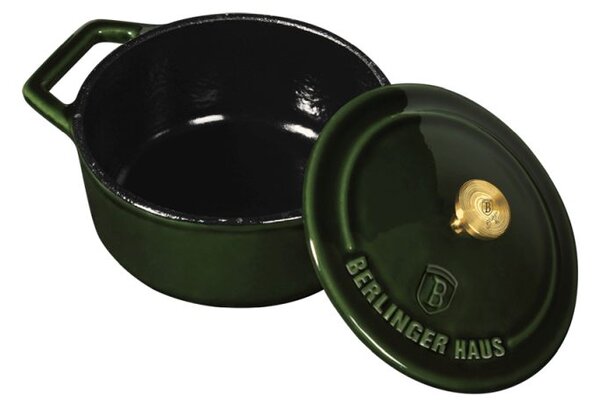 Pekáč litinový s poklicí 10 cm Emerald Collection