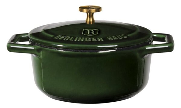 Pekáč litinový s poklicí 10 cm Emerald Collection