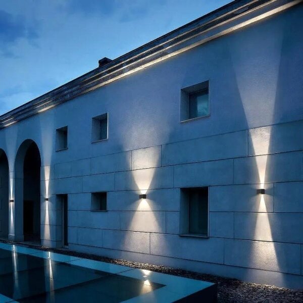 Brilagi - LED Solární nástěnné svítidlo SOLAR CUBE LED/2W/3,2V 1300 mAh IP54