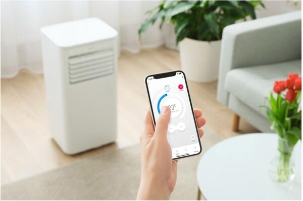 Sencor-Chytrá mobilní klimatizace 3v1 760W/230V 7000BTU Wi-Fi + dálkové ovládání