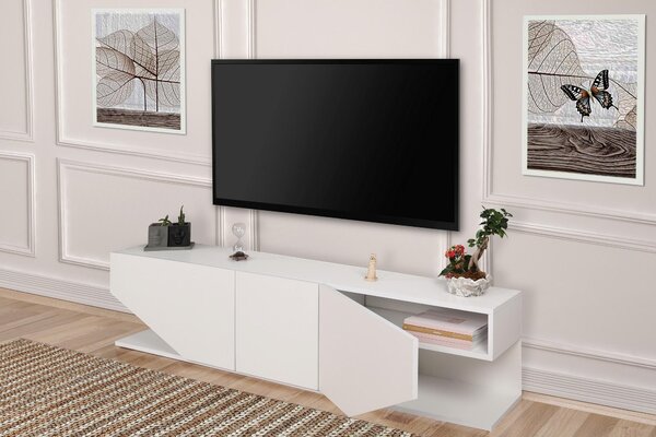 TV stolek/skříňka Ivonne 2 (bílá)