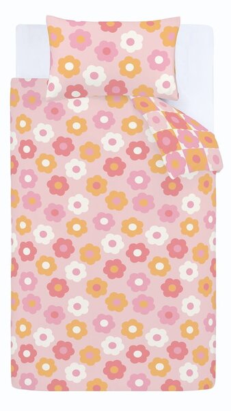 Dětské povlečení na jednolůžko 135x200 cm Retro Daisy – Catherine Lansfield